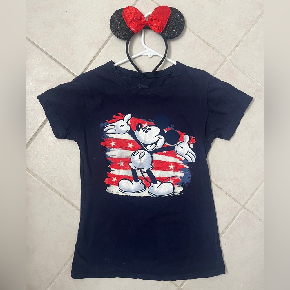 Disney American Flag Mickey Mouse T-Shirt